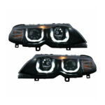 Faruri U LED Angel Eyes compatibile cu BMW Seria 3 E46 (01-05)