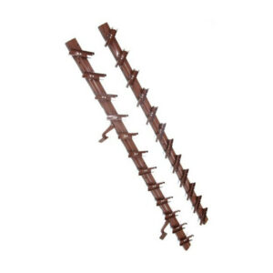 Feronerie PergoLino10 pentru jaluzele de terasă, 90 cm, 10 lamele orientabile, oțel galvanizat vopsit — imaginea 2