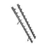 Feronerie PergoLino12 pentru jaluzele de terasă, 109 cm, 12 lamele orientabile, oțel galvanizat vopsit
