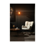 Fotoliu balansoar living bej — imaginea 5