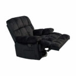Fotoliu Comfort Recliner Negru cu funcție rabatabilă și suport picioare – 100x106x107 cm — imaginea 5