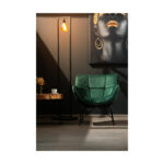 Fotoliul Rafina verde catifea — imaginea 3