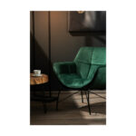 Fotoliul Rafina verde catifea — imaginea 4