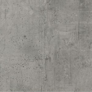 Decorul Fundermax 0427 Skyline de aproape: beton gri deschis cu pori închiși, zgârieturi fine și nori de nuanță
