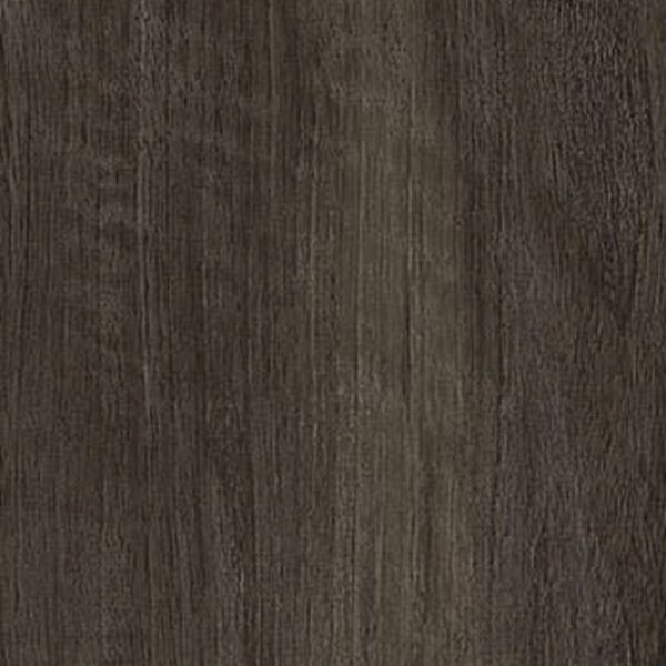 Decorul Fundermax 0869 Smoked Marvel Walnut de aproape: nuc afumat maro-cenușiu, cu fibra ușor ondulată