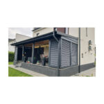 Glisiere din aluminiu Mesteri Mari 150 cm pentru 18 lamele orientabile, jaluzele de terasă — imaginea 5