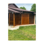 Glisiere din aluminiu Mesteri Mari 225 cm pentru 27 de lamele orientabile, jaluzele de terasă — imaginea 3
