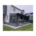 Glisiere din aluminiu Mesteri Mari 225 cm pentru 27 de lamele orientabile, jaluzele de terasă — imaginea 5
