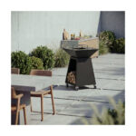 Grătar de grădină cu plită 6 mm pătrată 700x700 mm — imaginea 3