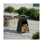 Grătar de grădină cu plită 6 mm pătrată 700x700 mm — imaginea 4