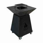 Grătar de grădină cu plită 6 mm pătrată 700x700 mm — imaginea 6
