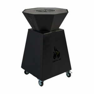 Grătar de grădină cu plită 6 mm, rotundă Ø700 mm — imaginea 2