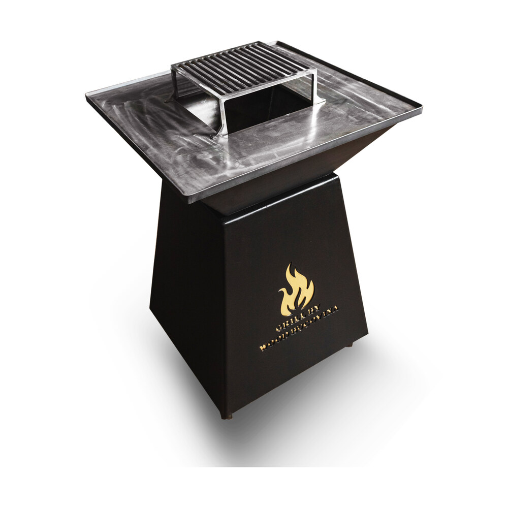 Grătar metalic cu plită 10 mm Grătar metalic cu plită 10 mm