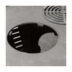 Grătar stejar diametru 70 cm, jumătate grill, plită 8 mm — imaginea 4