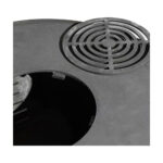 Grătar stejar diametru 70 cm, plită 8 mm — imaginea 6