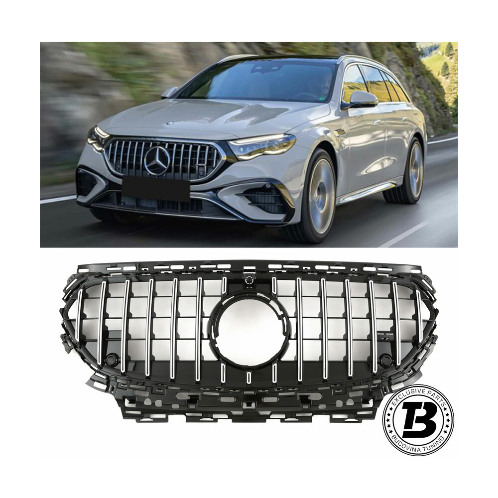 Grilă compatibilă cu Mercedes Clasa E W214 S214 (24-26) GT Design Chrome Grilă compatibilă cu Mercedes Clasa E W214 S214 (24-26) GT Design Chrome