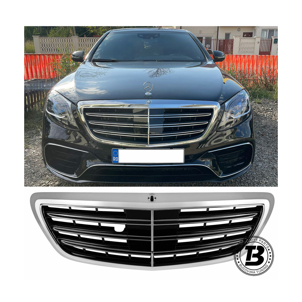 Grilă compatibilă cu Mercedes S-Class W222 S63 Design cu Distronic Grilă compatibilă cu Mercedes S-Class W222 S63 Design cu Distronic