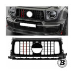 Grilă și carcasă faruri compatibilă cu Mercedes G Class W463 W464 (18-24) B Design