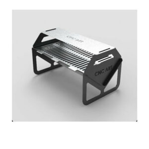 Grill de camping din oțel de 5 mm, 40 × 30 cm, portabil, personalizabil cu nume