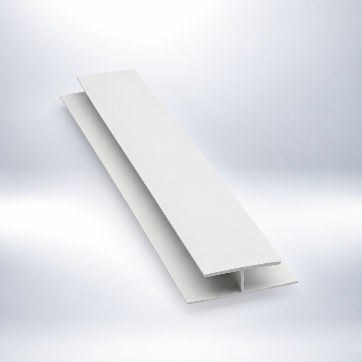 Profil de îmbinare H pentru lambriu PVC alb Profil de îmbinare alb din PVC, în formă de H, pentru lambriu
