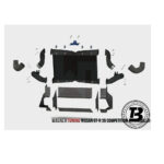 Intercooler sport Wagner compatibil cu Nissan GT-R 35 (11-16) Competition — imaginea 5