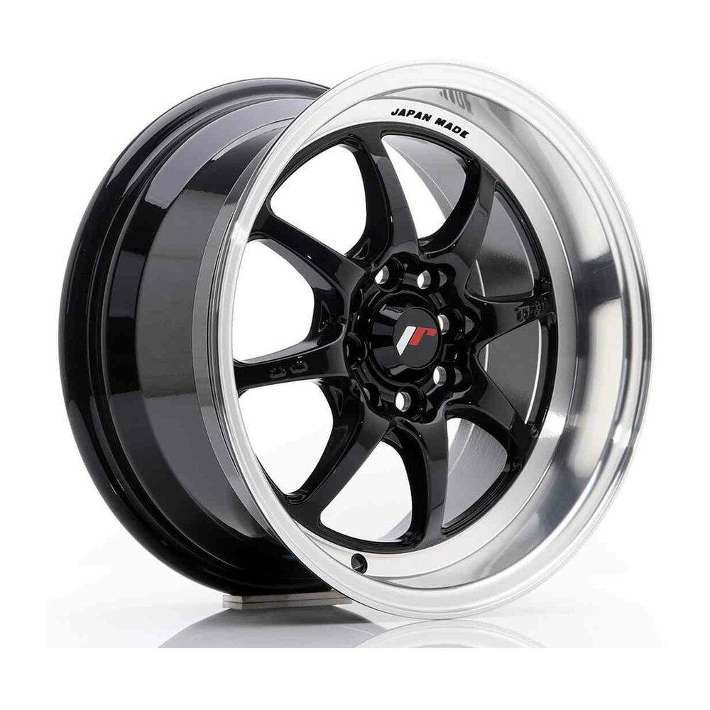 Jantă JR TF2 R15 7,5J ET10 4x100/114 Gloss Black Jantă JR TF2 R15 7,5J ET10 4x100/114 Gloss Black