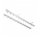 Kit complet jaluzea de terasă PergoLino20, 180 cm înălțime, feronerie metalică și 20 de lamele din pin — imaginea 3