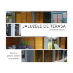 Kit complet jaluzea de terasă PergoLino24, 216 cm înălțime, feronerie metalică și 24 de lamele din pin — imaginea 6