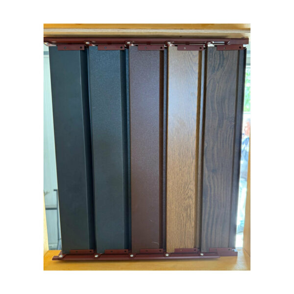 Kit complet PergoLino Vertical14: perete mobil de 126 cm lățime, 14 lamele metalice, înălțime 150–250 cm — imaginea 2