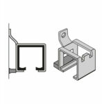Kit de glisare pentru uși și panouri culisante cu lamele orientabile, șină de aluminiu 3 m, până la 100 kg — imaginea 6