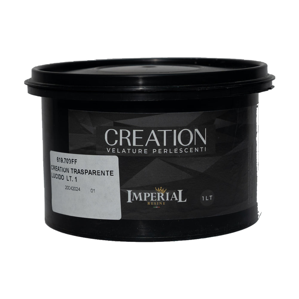 Recipient negru de lac decorativ CREATION Velature Perlescenti, marca Imperial Resine, de 1 LT Recipient negru de lac decorativ CREATION Velature Perlescenti, marca Imperial Resine, de 1 LT