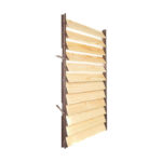 Lamele din lemn de pin clasa AB pentru PergoLino, 95 mm, 100 / 110 / 130 cm, închidere la drept — imaginea 4