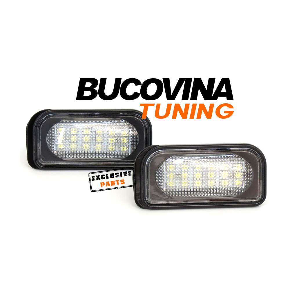 Lămpi număr cu LED compatibile cu Mercedes Benz C-Class W203 Limousine (00-07) Lămpi număr cu LED compatibile cu Mercedes Benz C-Class W203 Limousine (00-07)