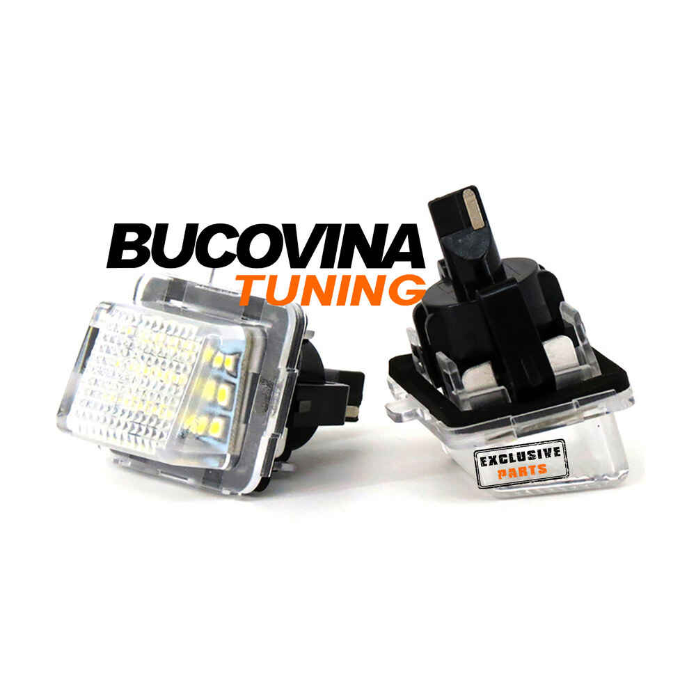 Lămpi număr cu LED compatibile cu Mercedes Benz C-Class W204 (07-11) Lămpi număr cu LED compatibile cu Mercedes Benz C-Class W204 (07-11)