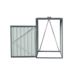 Magazia MultiBin deschisă, văzută din față, cu structura interioară