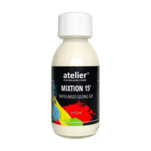 Flacon de 125 ml de Mixtion 15' Atelier, adeziv pe bază de apă pentru aurire