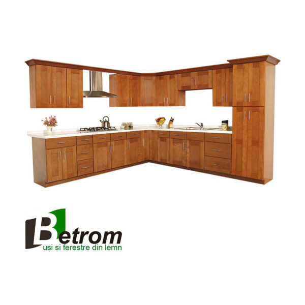 Mobilier de bucătărie din lemn masiv ML22