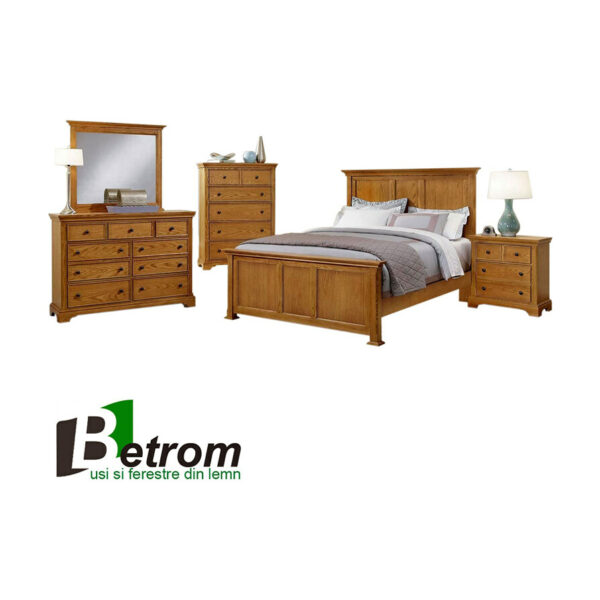 Mobilier de dormitor din lemn masiv ML14