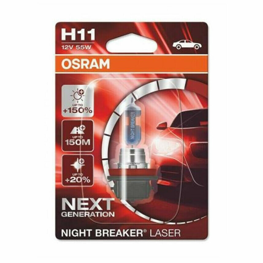 OSRAM NIGHT BREAKER halogen H11 12V 55W (1 bec) OSRAM NIGHT BREAKER halogen H11 12V 55W (1 bec)