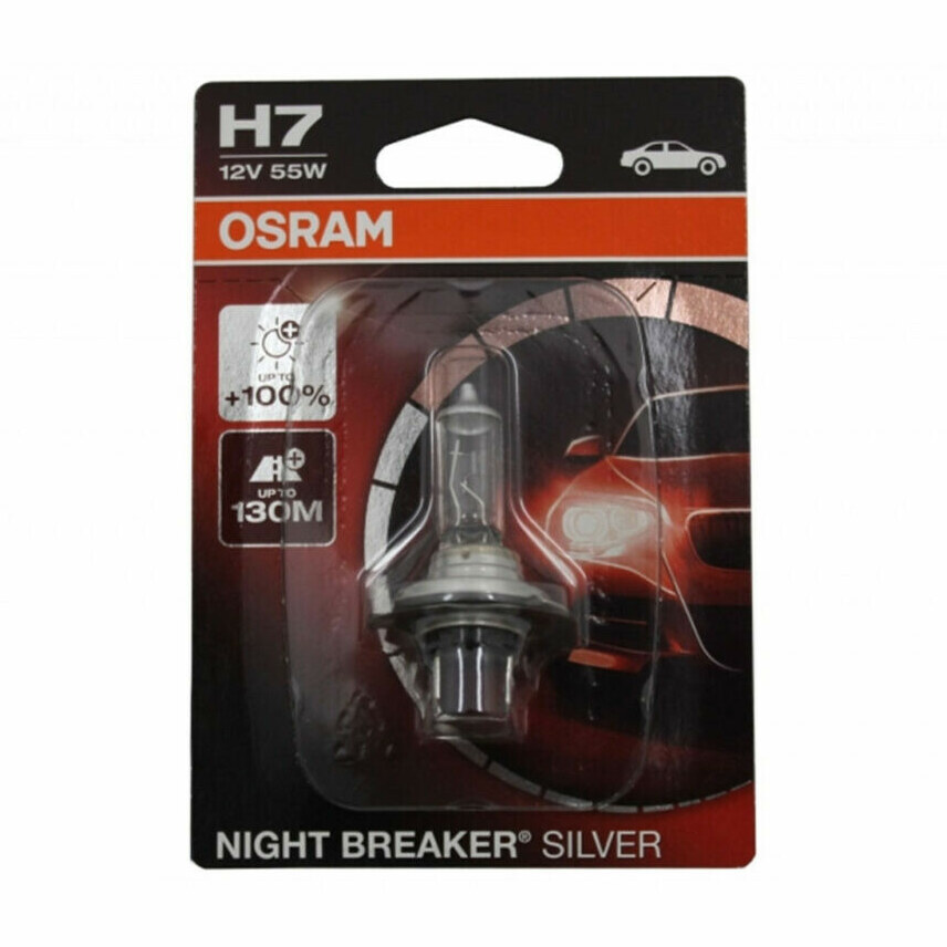 OSRAM NIGHT BREAKER Silver H7 12V 55W (1 bec) OSRAM NIGHT BREAKER Silver H7 12V 55W (1 bec)