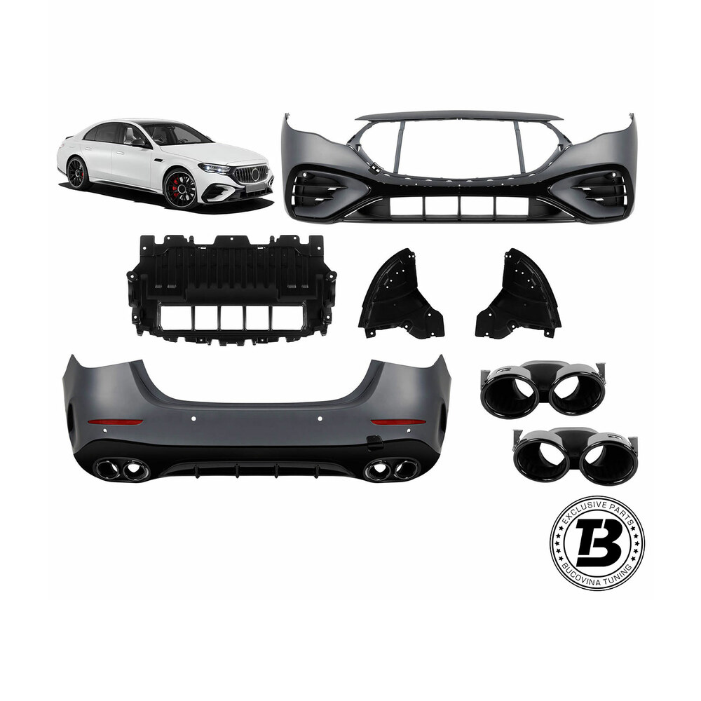 Pachet exterior compatibil cu Mercedes E Class W214 53A Design Pachet exterior compatibil cu Mercedes E Class W214 53A Design