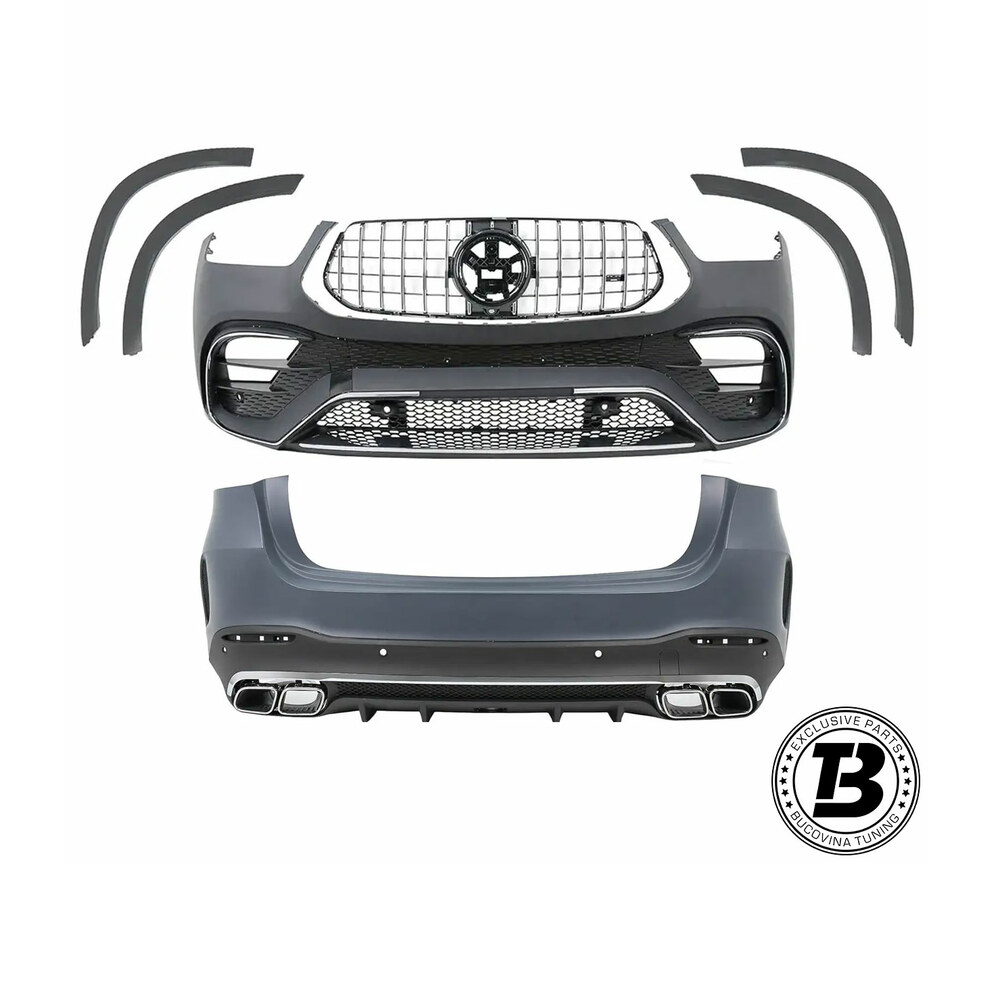 Pachet exterior compatibil cu Mercedes GLE W167 SUV GLE 63S Design Pachet exterior compatibil cu Mercedes GLE W167 SUV GLE 63S Design