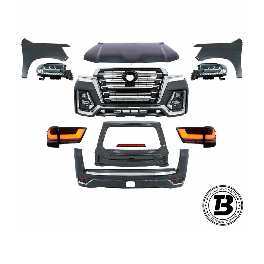 Pachet exterior compatibil cu Toyota Land Cruiser FJ 200 conversie la 2022 Design Pachet exterior compatibil cu Toyota Land Cruiser FJ 200 conversie la 2022 Design