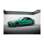 Pachet exterior de prelungiri lip compatibil cu BMW M3 G80 Sedan (22-25) Maxton Design Carbon — imaginea 5