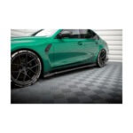 Pachet exterior de prelungiri lip compatibil cu BMW M3 G80 Sedan (22-25) Maxton Design Carbon — imaginea 6