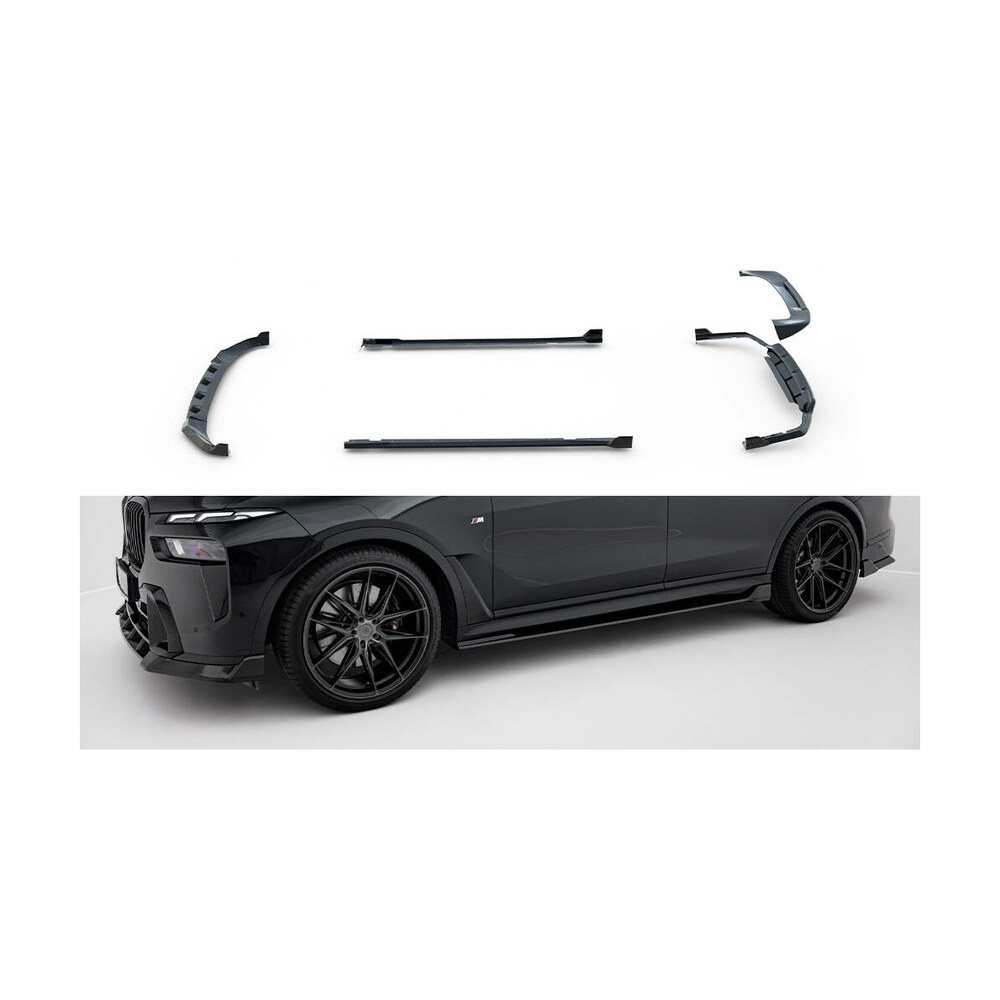Pachet exterior de prelungiri lip compatibil cu BMW X7 G07 LCI (22-25) Maxton Design Carbon Pachet exterior de prelungiri lip compatibil cu BMW X7 G07 LCI (22-25) Maxton Design Carbon