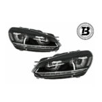 Pachet faruri și stopuri LED compatibil cu VW Golf 6 (08-13) — imaginea 2
