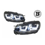 Pachet faruri și stopuri LED compatibil cu VW Golf 6 (08-13) — imaginea 3