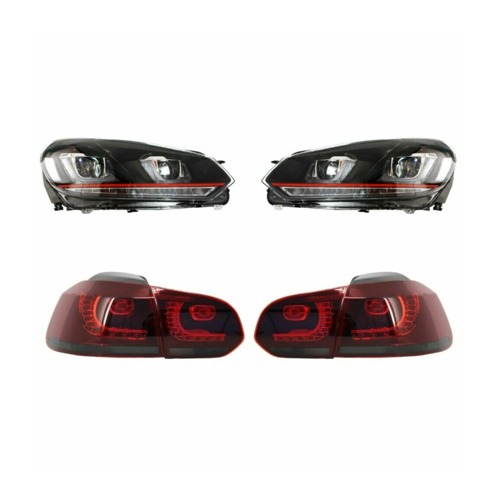 Pachet faruri și stopuri LED DRL compatibil cu VW Golf 6 (08-13) (cod COHLVWG6URTLS) Pachet faruri și stopuri LED DRL compatibil cu VW Golf 6 (08-13) (cod COHLVWG6URTLS)