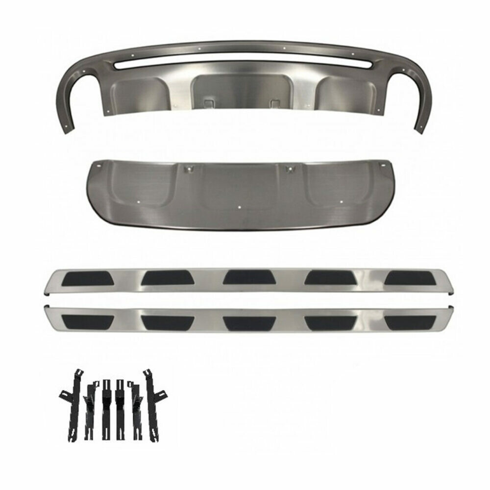 Pachet prelungiri Off-Road și praguri laterale compatibil cu Audi Q7 S-Line (10-15) Pachet prelungiri Off-Road și praguri laterale compatibil cu Audi Q7 S-Line (10-15)